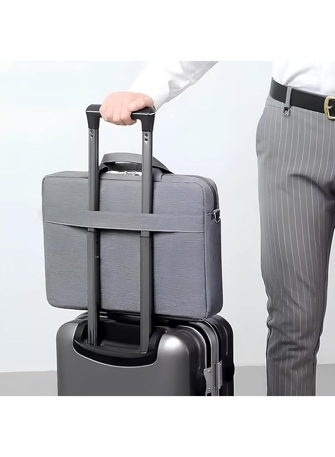 Premium Laptop Carry Bag – Waterproof Slim Messenger Shoulder Case with Handle & Strap for Business Travel,Lightweight Portable Sleeve for Men & Women - Image 5